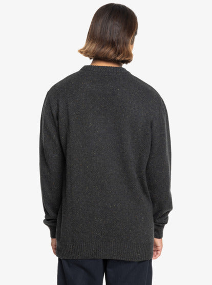 Load image into Gallery viewer, Quiksilver Men&#39;s Slow Song Crew Neck Jumper Tarmac EQYSW03314_KTA0
