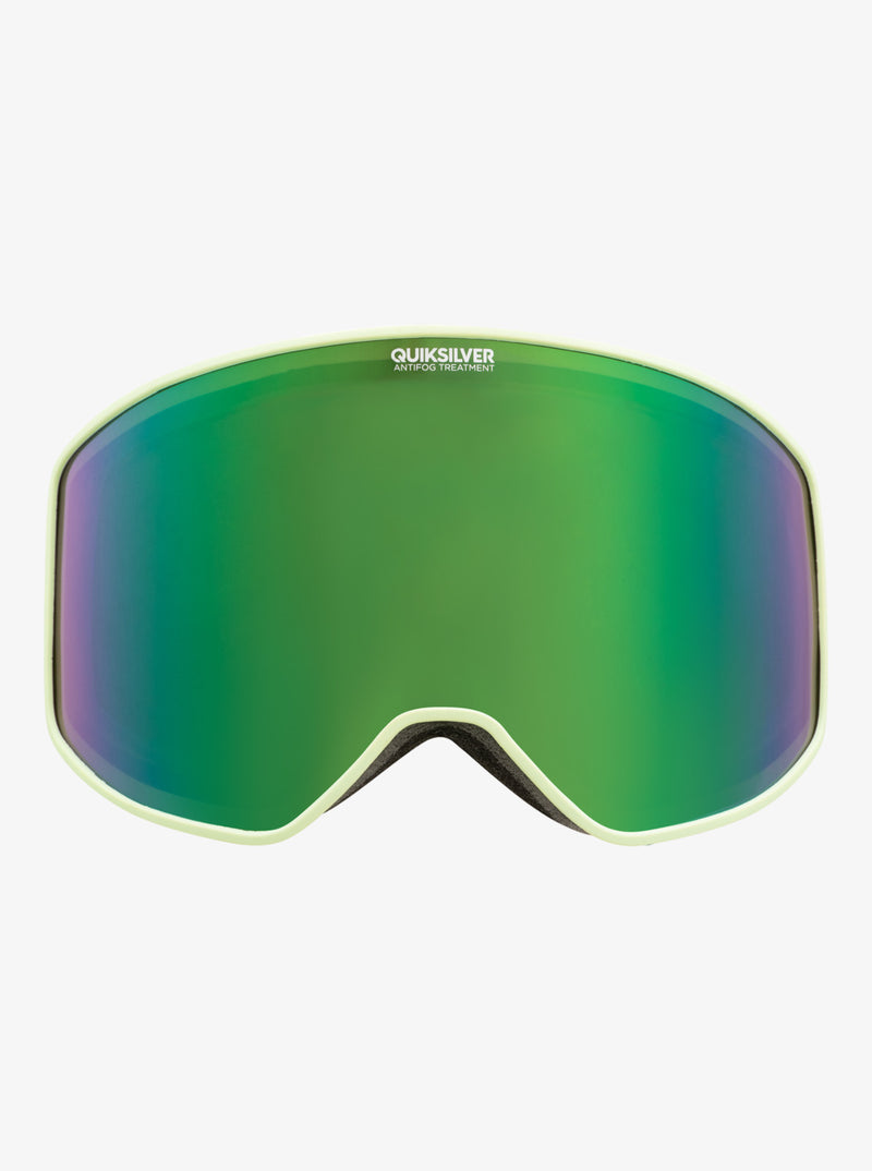 Load image into Gallery viewer, Quiksilver Men&#39;s Storm Snow Goggle Black Celery/Green ML S3 EQYTG03143_KYHE
