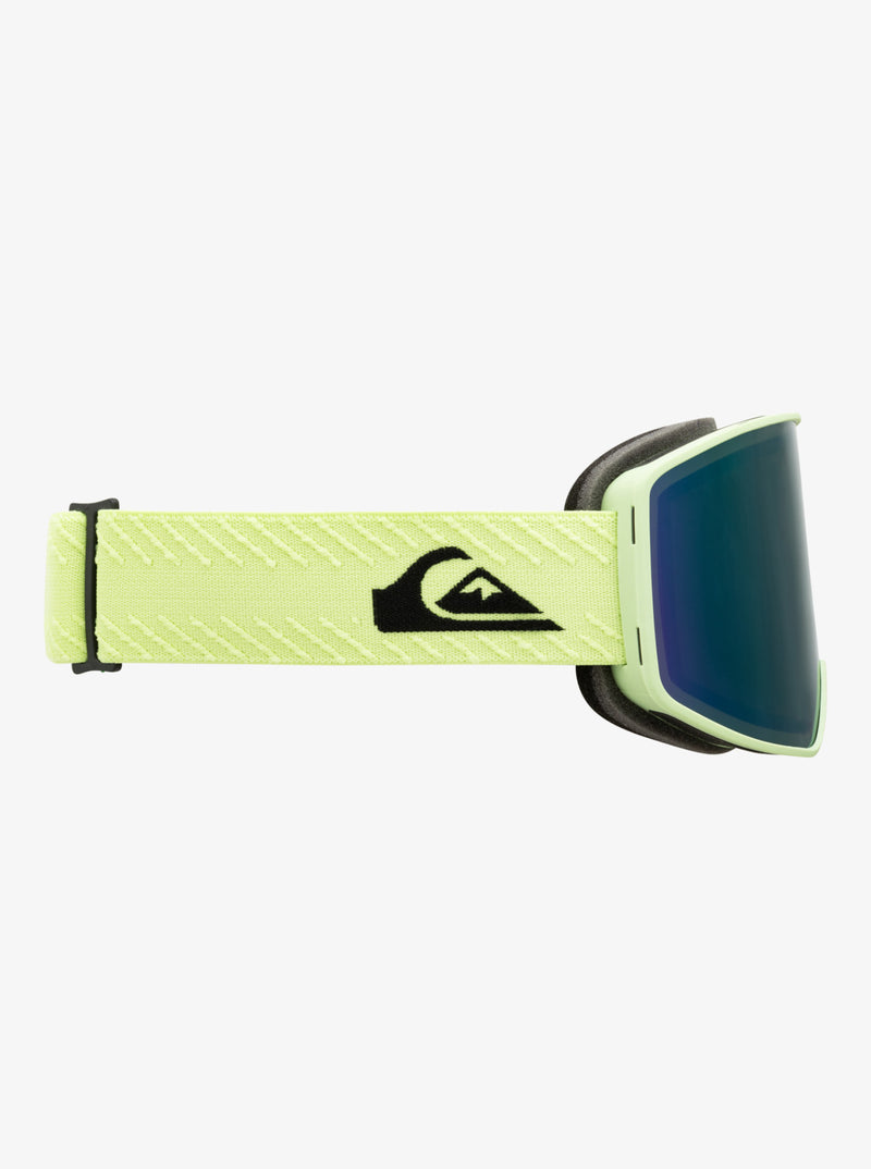 Load image into Gallery viewer, Quiksilver Men&#39;s Storm Snow Goggle Black Celery/Green ML S3 EQYTG03143_KYHE
