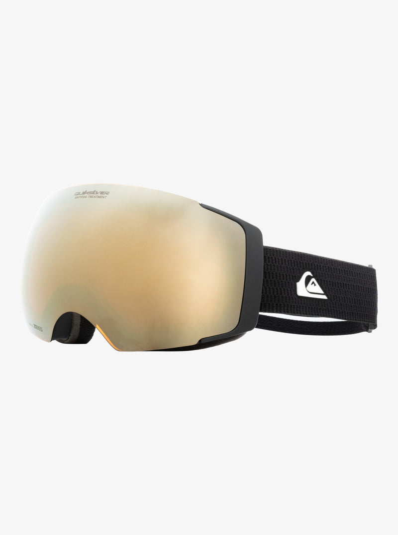 Load image into Gallery viewer, Quiksilver Men&#39;s Greenwood Snowboard/Ski Googles Black/Clux ML Silver EQYTG03157_KVM0
