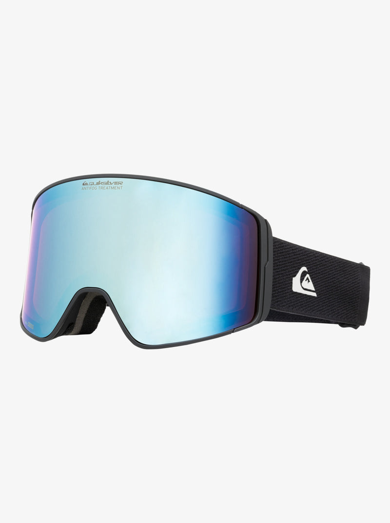 Load image into Gallery viewer, Quiksilver Men&#39;s Storm Snowboard Goggles Black/Clux L Blue ML S3 EQYTG03204_GTD9
