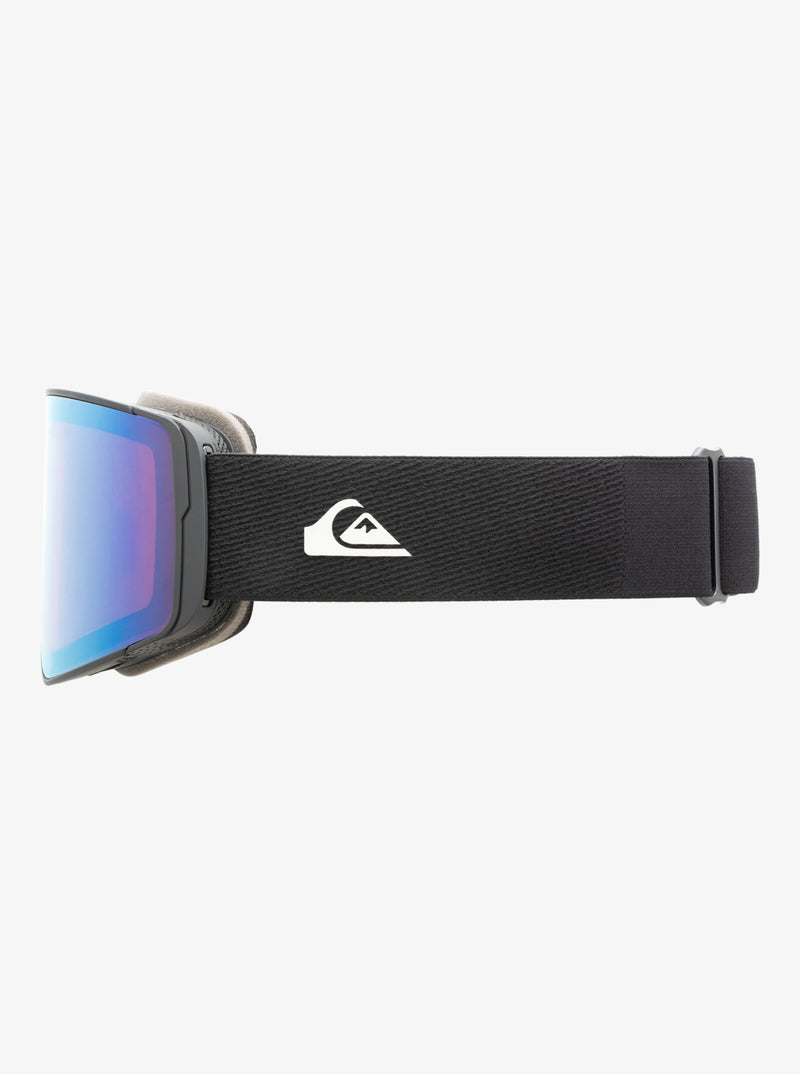 Load image into Gallery viewer, Quiksilver Men&#39;s Storm Snowboard Goggles Black/Clux L Blue ML S3 EQYTG03204_GTD9
