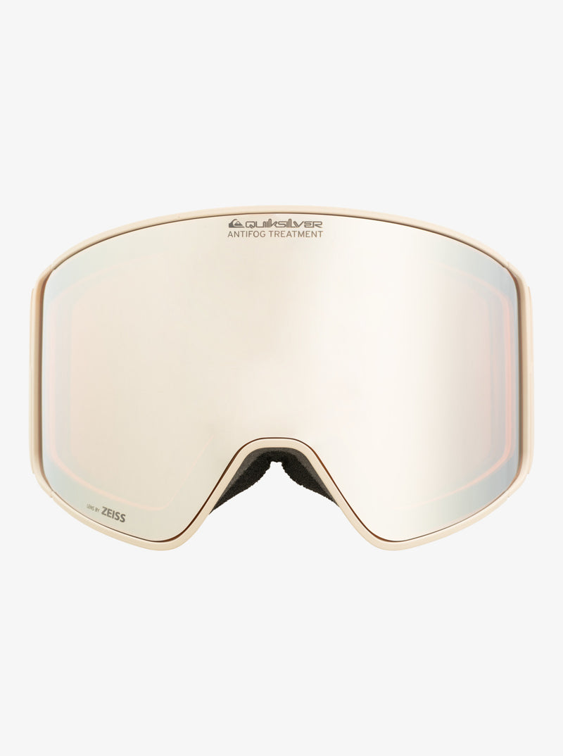 Load image into Gallery viewer, Quiksilver Men&#39;s Storm Snowboard Goggles Twill/Clux Silver ML S3 EQYTG03204_NFH7
