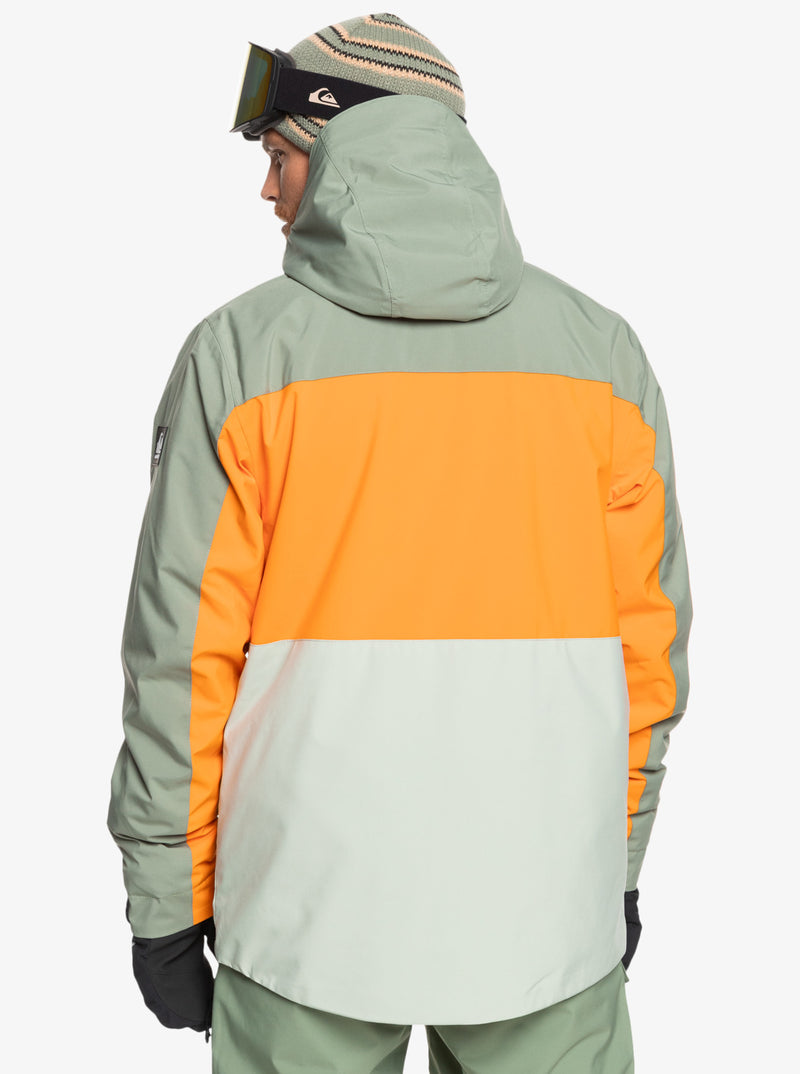 Load image into Gallery viewer, Quiksilver Men&#39;s Sycamore Snow Jacket Sea Spray EQYTJ03457_GLW0
