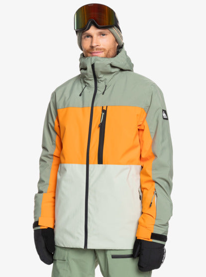 Quiksilver Men's Sycamore Snow Jacket Sea Spray EQYTJ03457_GLW0