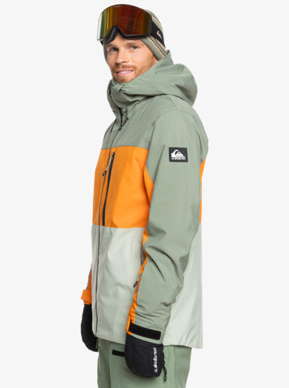 Load image into Gallery viewer, Quiksilver Men&#39;s Sycamore Snow Jacket Sea Spray EQYTJ03457_GLW0
