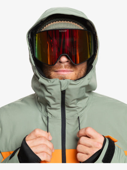 Load image into Gallery viewer, Quiksilver Men&#39;s Sycamore Snow Jacket Sea Spray EQYTJ03457_GLW0
