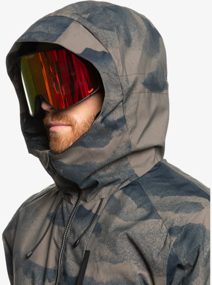 Load image into Gallery viewer, Quiksilver Men&#39;s Mission Snow Jacket Mountain Spray Canteen EQYTJ03478_CQP1
