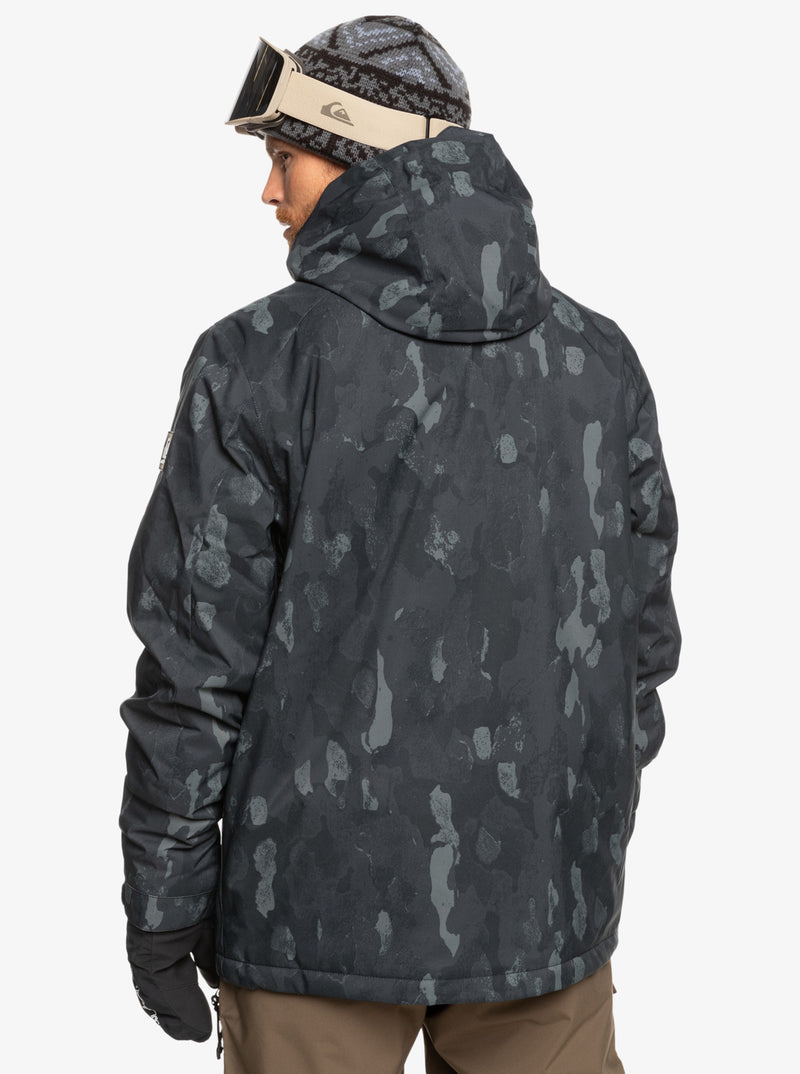 Load image into Gallery viewer, Quiksilver Men&#39;s Mission Snow Jacket Nature Zoom Dark Shadow EQYTJ03479_KRP3
