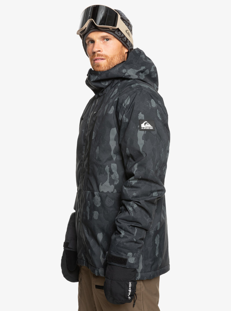 Load image into Gallery viewer, Quiksilver Men&#39;s Mission Snow Jacket Nature Zoom Dark Shadow EQYTJ03479_KRP3
