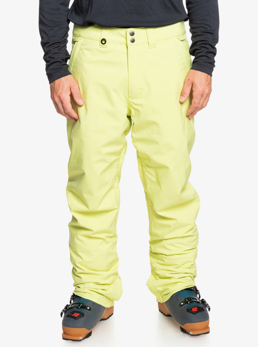 Quiksilver Men's Estate Snow Pants Celery Green EQYTP03146_GEL0