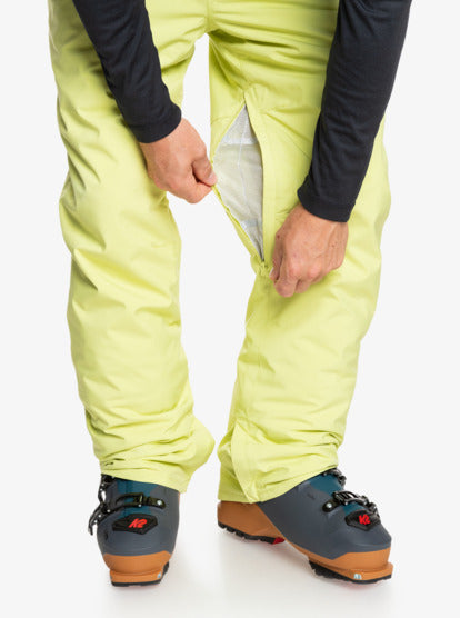 Load image into Gallery viewer, Quiksilver Men&#39;s Estate Snow Pants Celery Green EQYTP03146_GEL0
