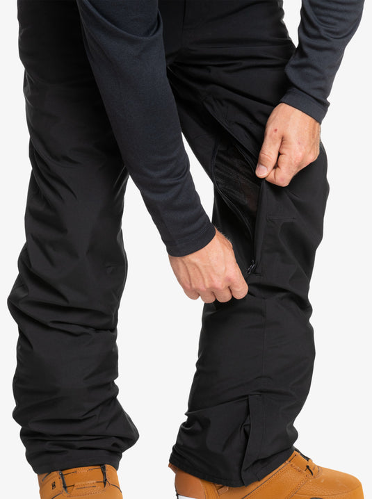 Quiksilver Men's Estate Snow Pants True Black EQYTP03146_KVJ0