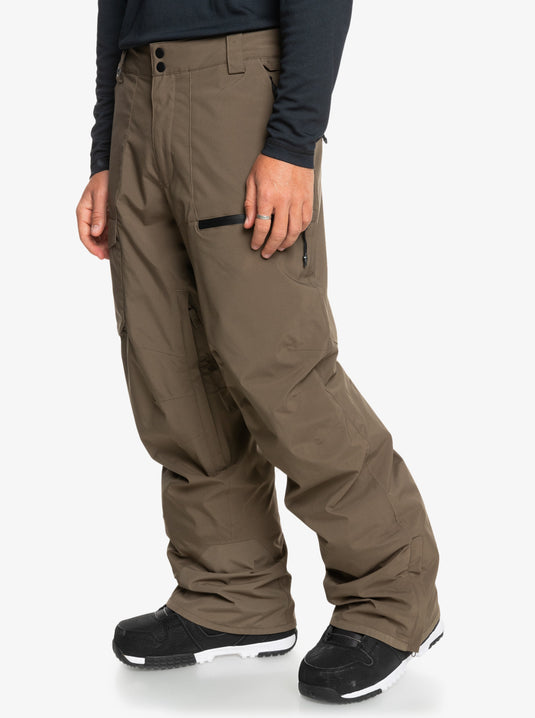 Quiksilver Men's Utility Snow Pants Canteen EQYTP03220_CQP0