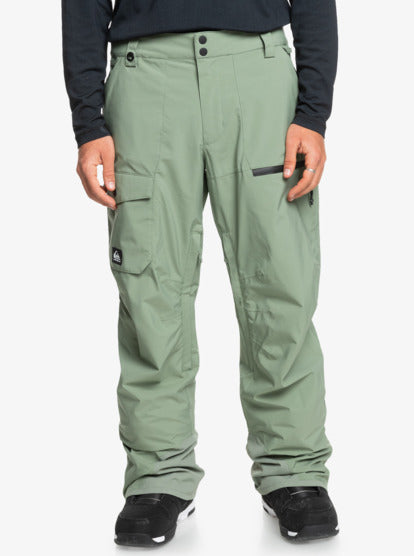 Quiksilver Men's Utility Snow Pants Sea Spray EQYTP03220_GLW0