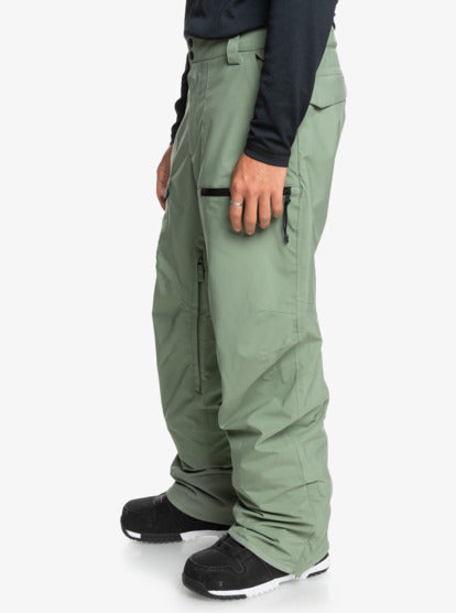 Quiksilver Men's Utility Snow Pants Sea Spray EQYTP03220_GLW0