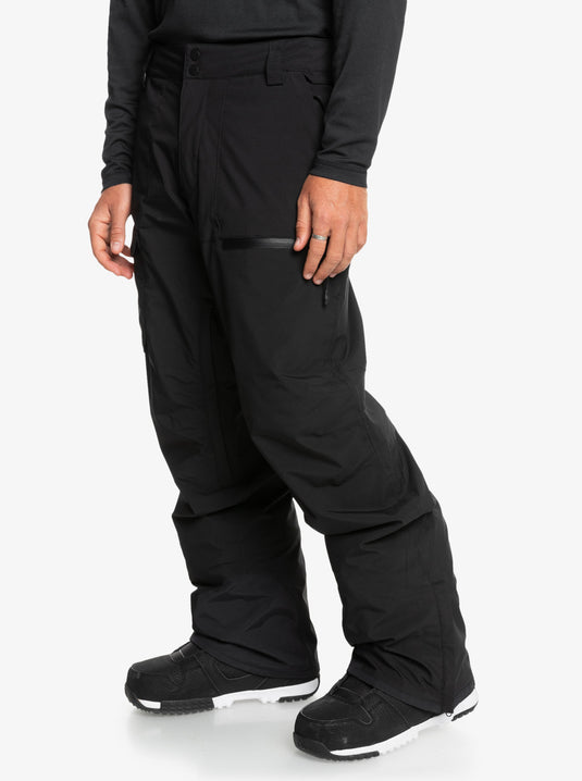 Quiksilver Men's Utility Snow Pants True Black EQYTP03220_KVJ0