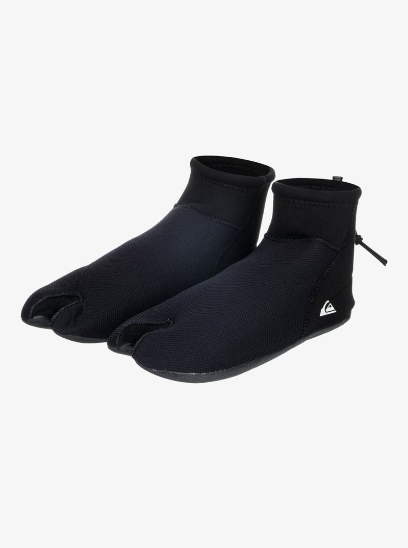 Load image into Gallery viewer, Quiksilver Men&#39;s3 mm Highline Split Toe Neoprene Booties Black EQYWW03066-KVD0
