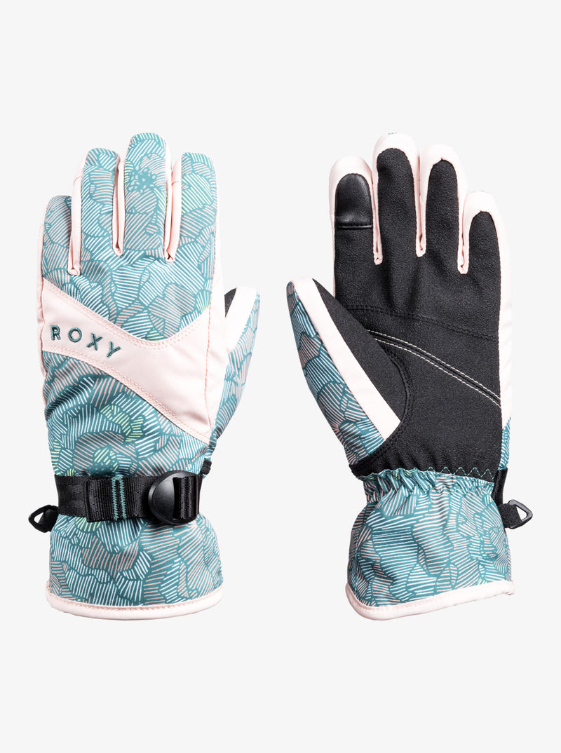 Load image into Gallery viewer, Roxy Kids Jetty Insulated Gloves Pink Salt Sketchbook ERGHN03043-MEB3
