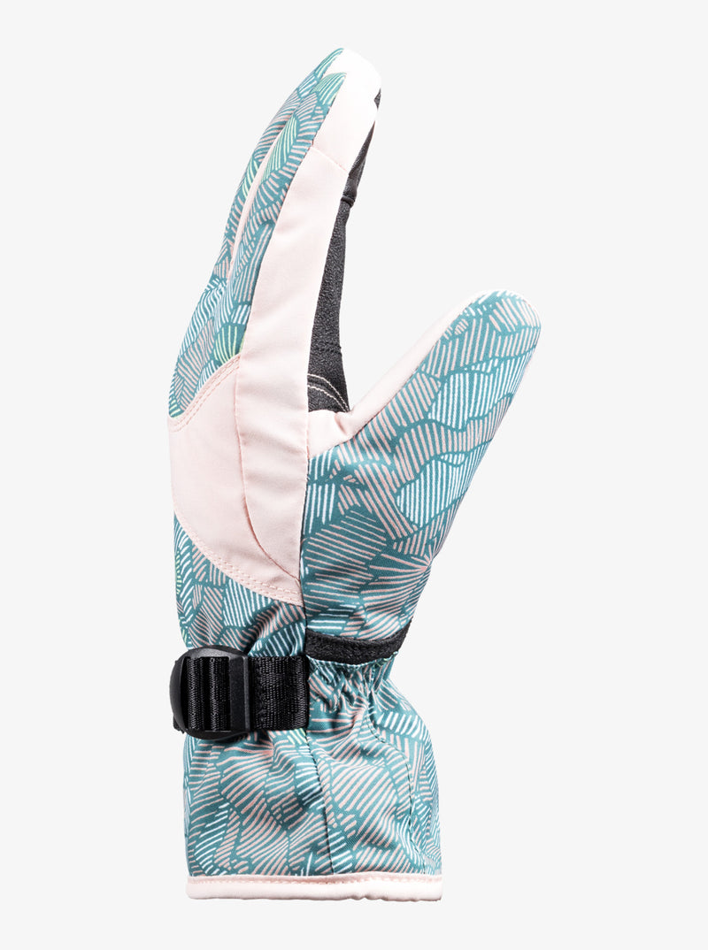 Load image into Gallery viewer, Roxy Kids Jetty Insulated Gloves Pink Salt Sketchbook ERGHN03043-MEB3
