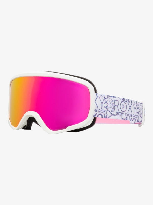 Load image into Gallery viewer, Roxy Kids&#39; Missy Snowboard Goggles Lettering/Pink ML S3 ERGTG03024_WZB7
