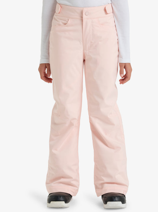 Roxy Kids' Backyard Snow Pants (8-16) Pink Salt ERGTP03053_MEB0