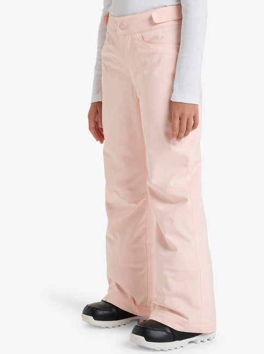 Roxy Kids' Backyard Snow Pants (8-16) Pink Salt ERGTP03053_MEB0