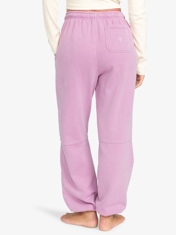 Load image into Gallery viewer, Roxy Women&#39;s Oasis Haze Elastic Waist Pants Mauve Orchid ERJFB03443_PJP0
