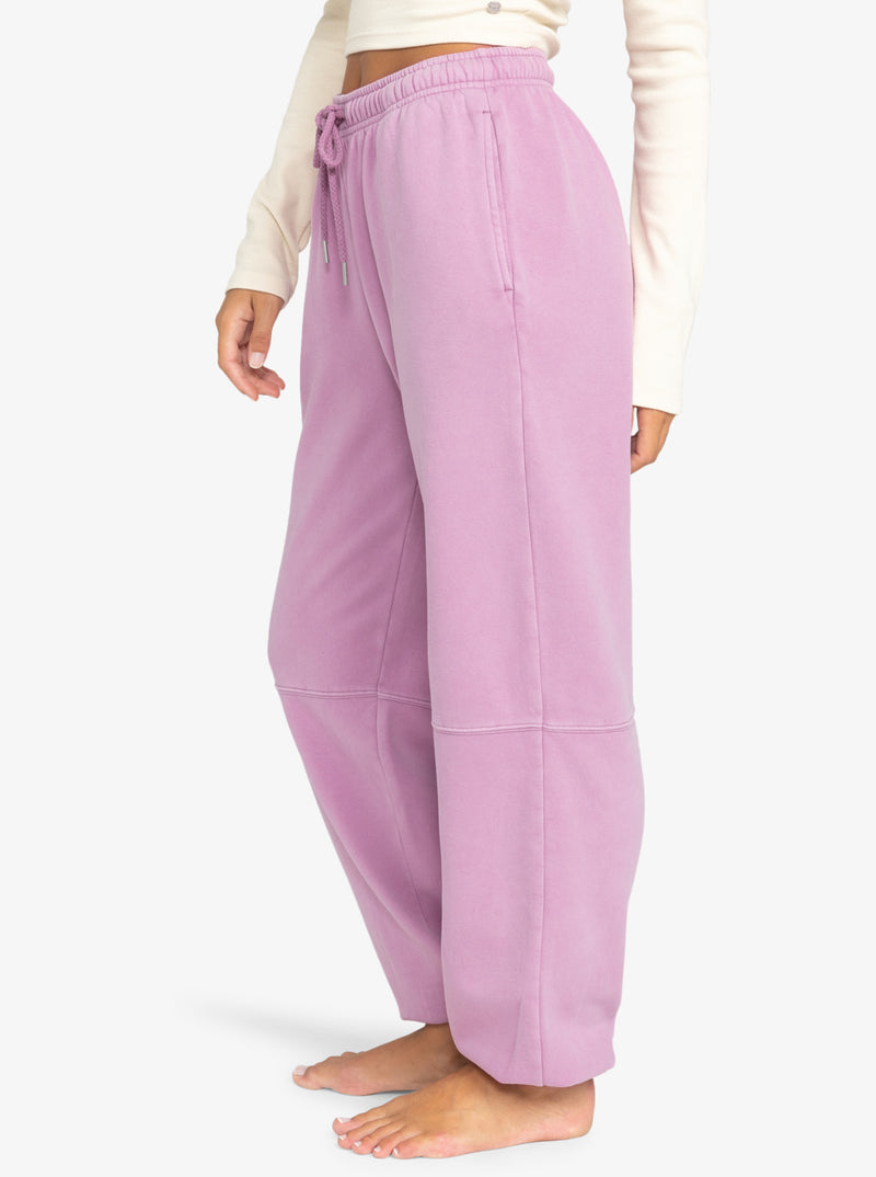 Load image into Gallery viewer, Roxy Women&#39;s Oasis Haze Elastic Waist Pants Mauve Orchid ERJFB03443_PJP0
