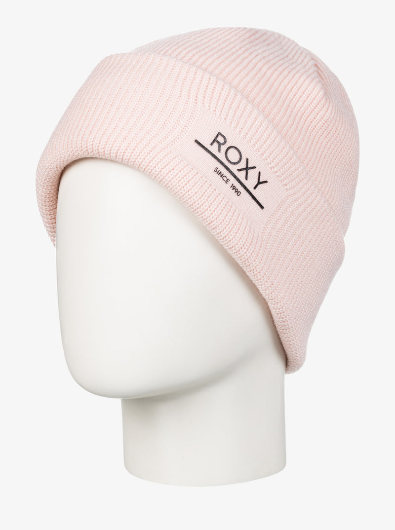 Load image into Gallery viewer, Roxy Women&#39;s Folker Rib Knit Beanie Pink Salt ERJHA04288_MEB0
