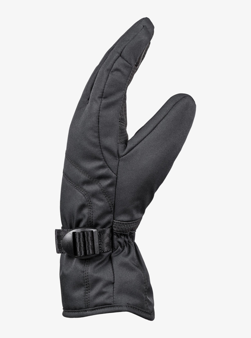 Load image into Gallery viewer, Roxy Women&#39;s Gore Tex Fizz Snowboad/Ski Gloves True Black ERJHN03217_KVJ0
