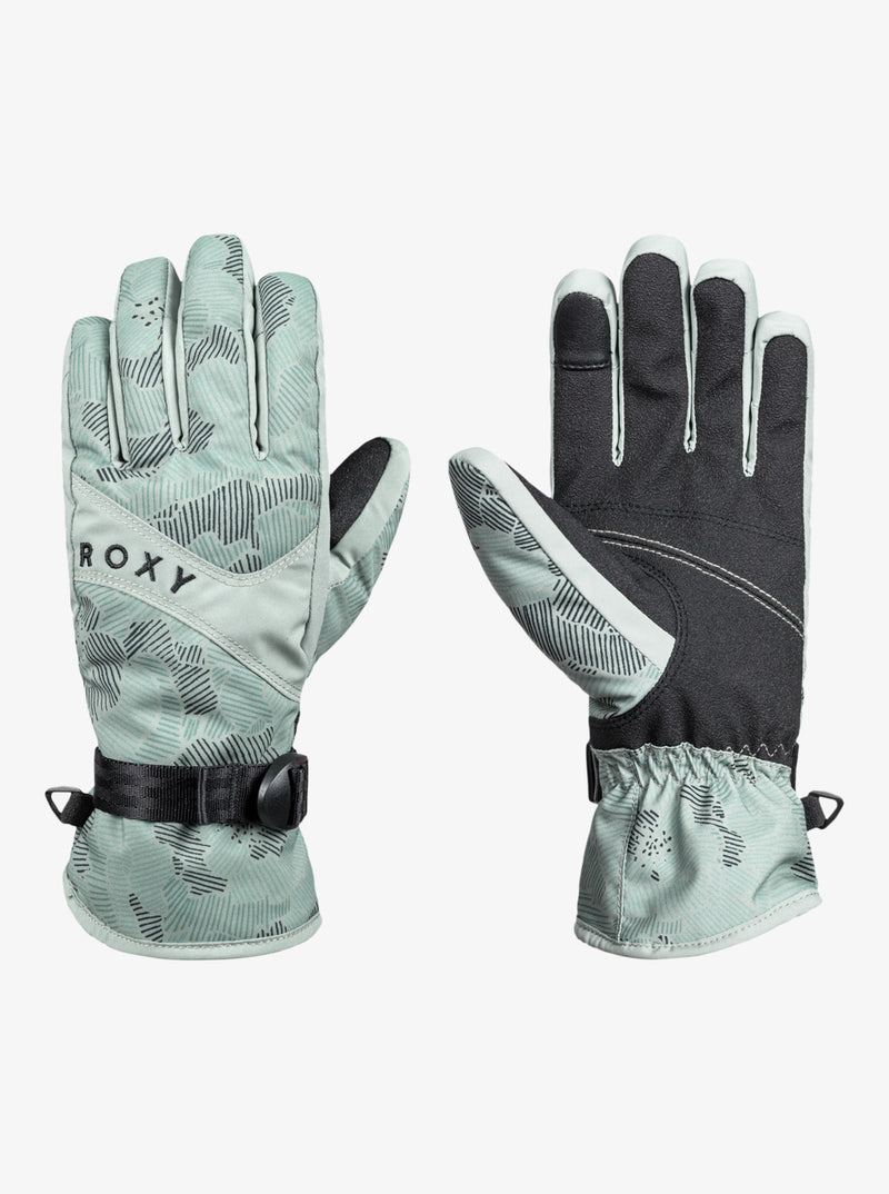 Load image into Gallery viewer, Roxy Women&#39;s Jetty Insulated Gloves Lily Pad Sketch Book ERJHN03251_GJN2
