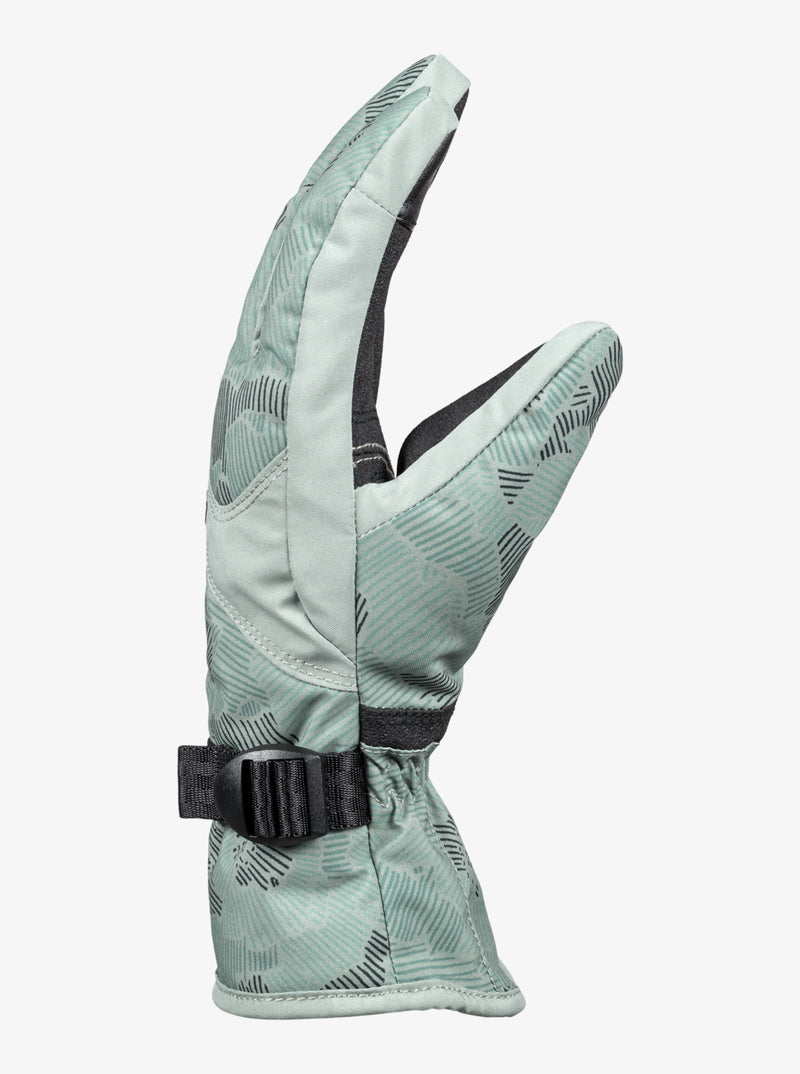 Load image into Gallery viewer, Roxy Women&#39;s Jetty Insulated Gloves Lily Pad Sketch Book ERJHN03251_GJN2
