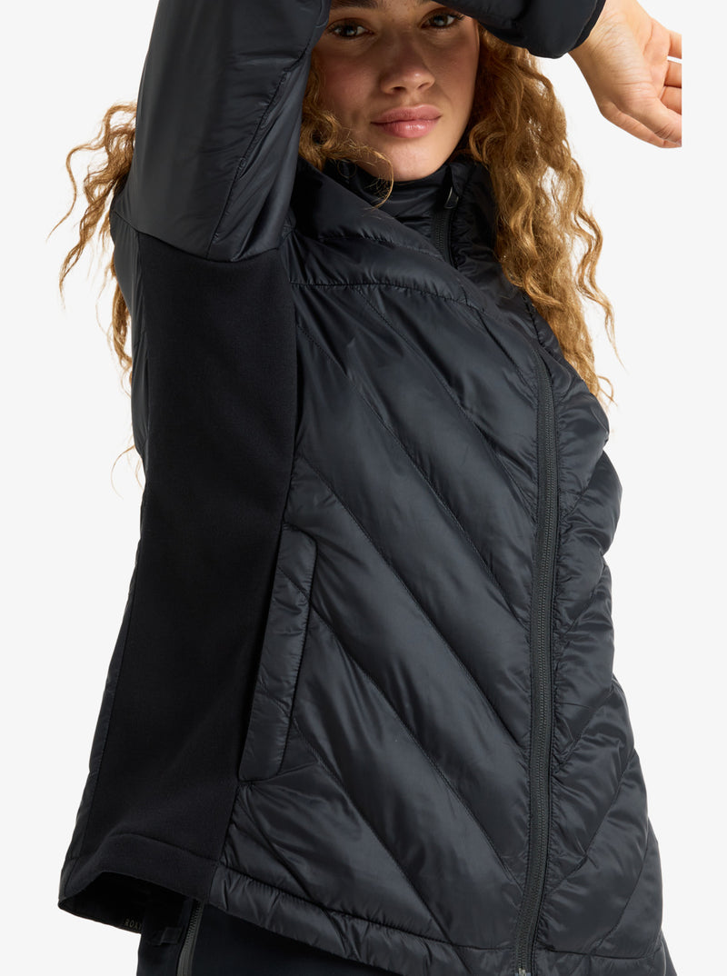 Load image into Gallery viewer, Roxy Women&#39;s Lunapack Insulator Jacket True Black ERJJK03599_KVJ0
