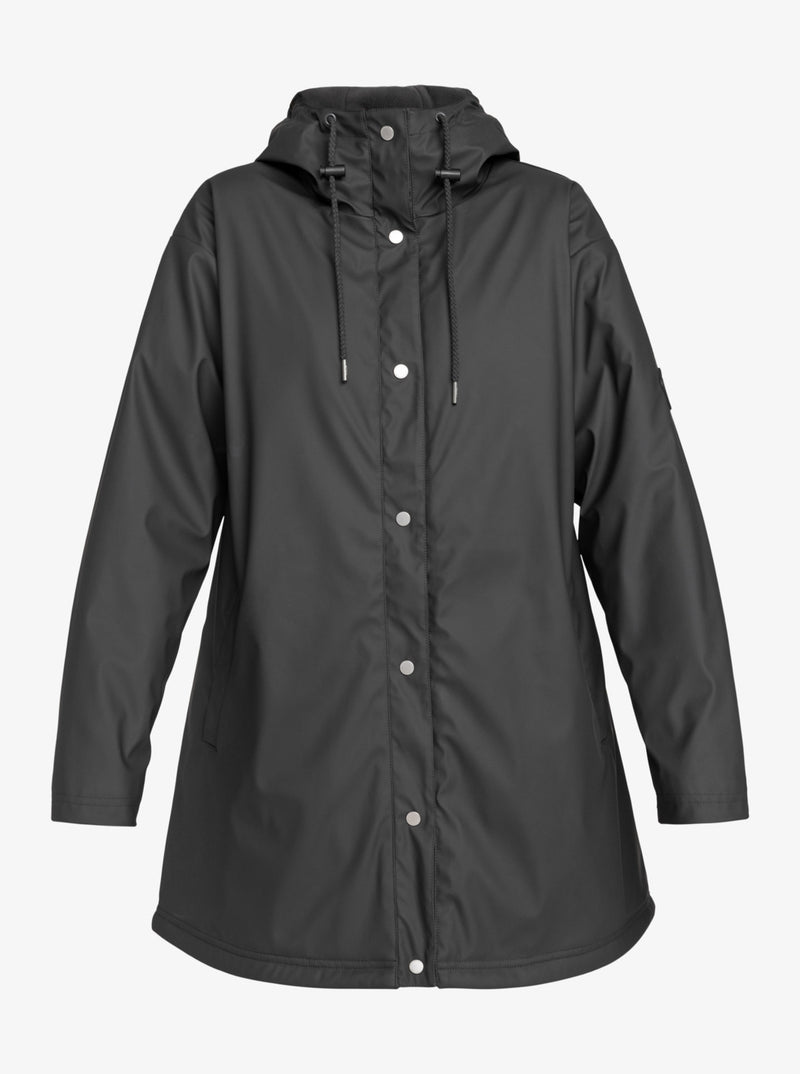 Load image into Gallery viewer, Roxy Women&#39;s Rain Road Rain Jacket Phantom ERJJK03608_KTA0
