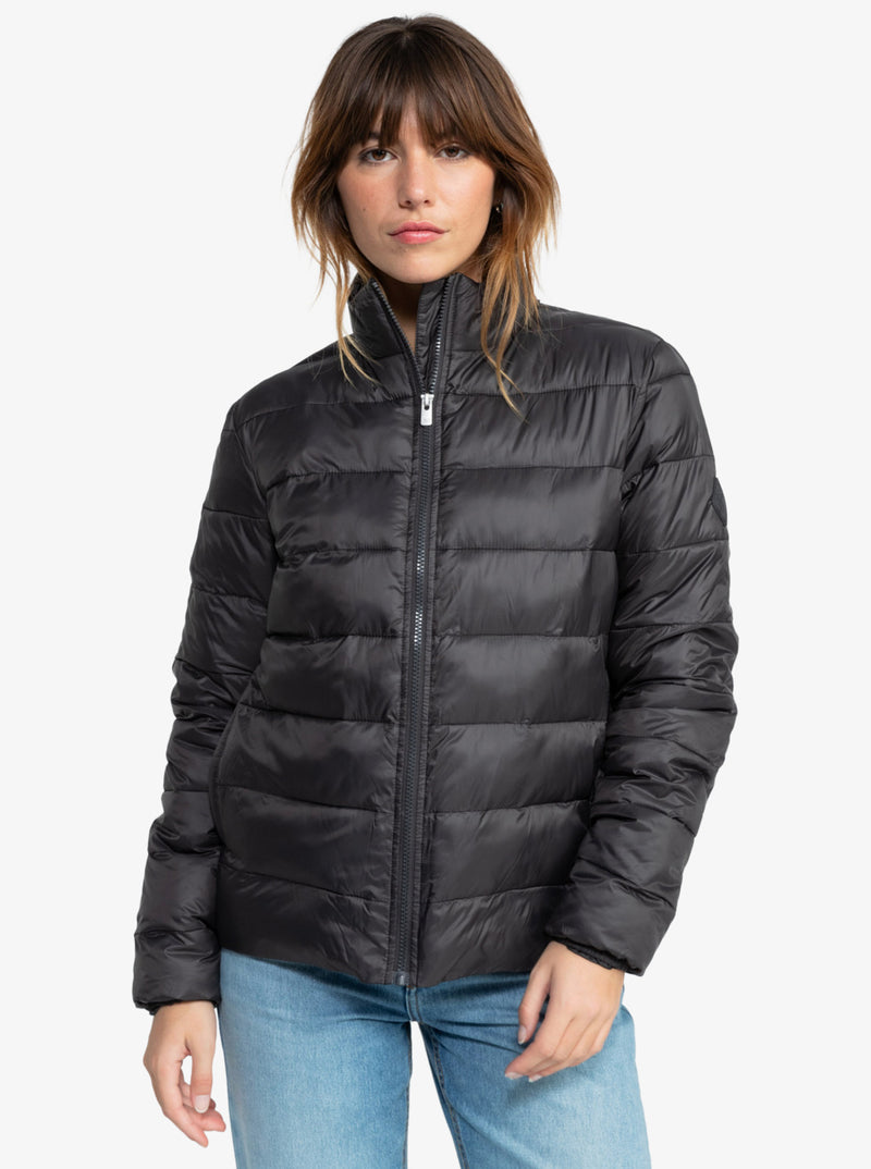 Load image into Gallery viewer, Roxy Women&#39;s Wind Bliss Padded Jacket Phantom ERJJK03617-KTA0
