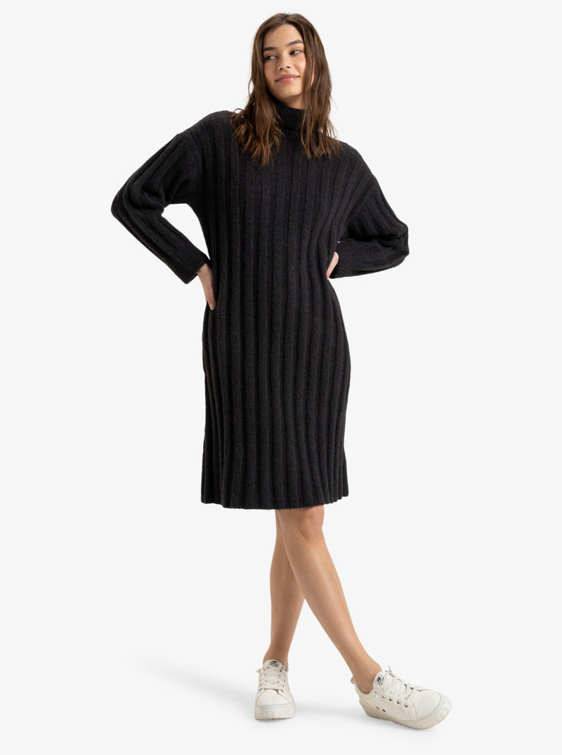 Load image into Gallery viewer, Roxy Women&#39;s Earth Shades Sweater Dress Phantom ERJK03497_KTA0
