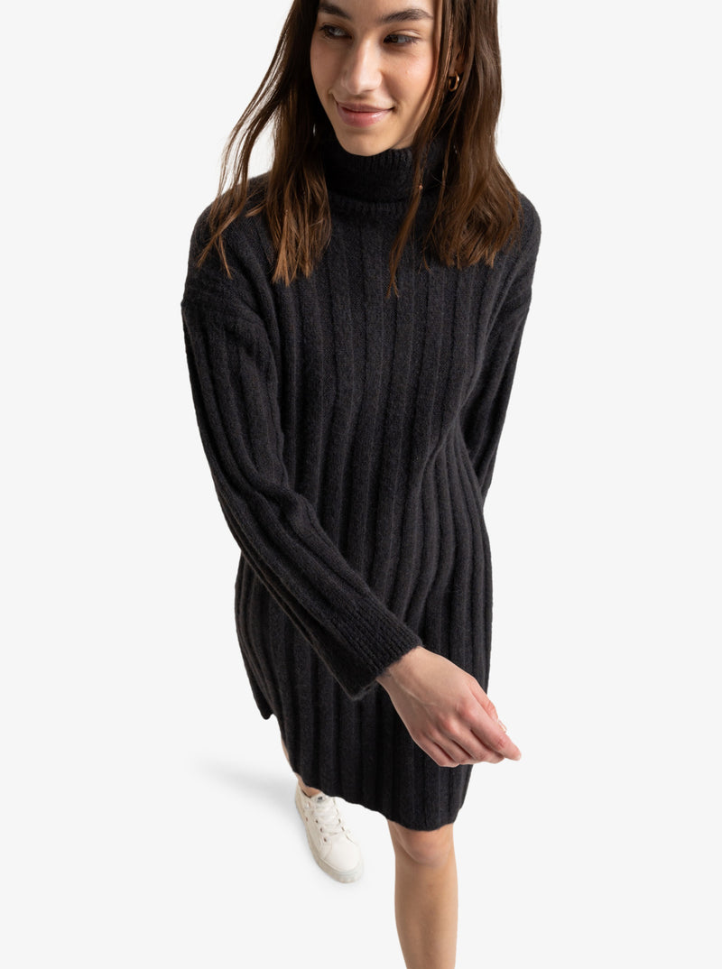 Load image into Gallery viewer, Roxy Women&#39;s Earth Shades Sweater Dress Phantom ERJK03497_KTA0
