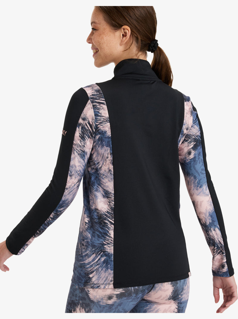 Load image into Gallery viewer, Roxy Women&#39;s First Layer Top Wild Wind Darknight ERJLW03052_BQY1
