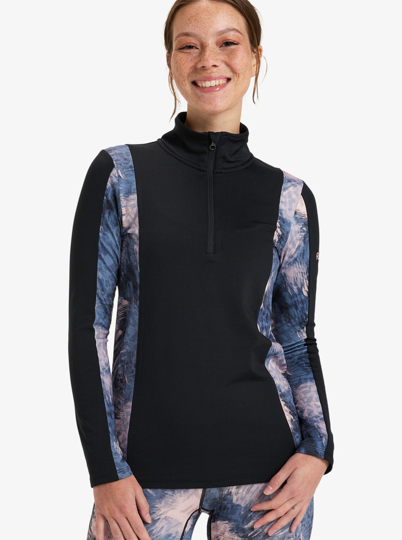 Load image into Gallery viewer, Roxy Women&#39;s First Layer Top Wild Wind Darknight ERJLW03052_BQY1
