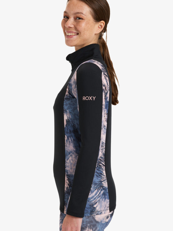 Load image into Gallery viewer, Roxy Women&#39;s First Layer Top Wild Wind Darknight ERJLW03052_BQY1
