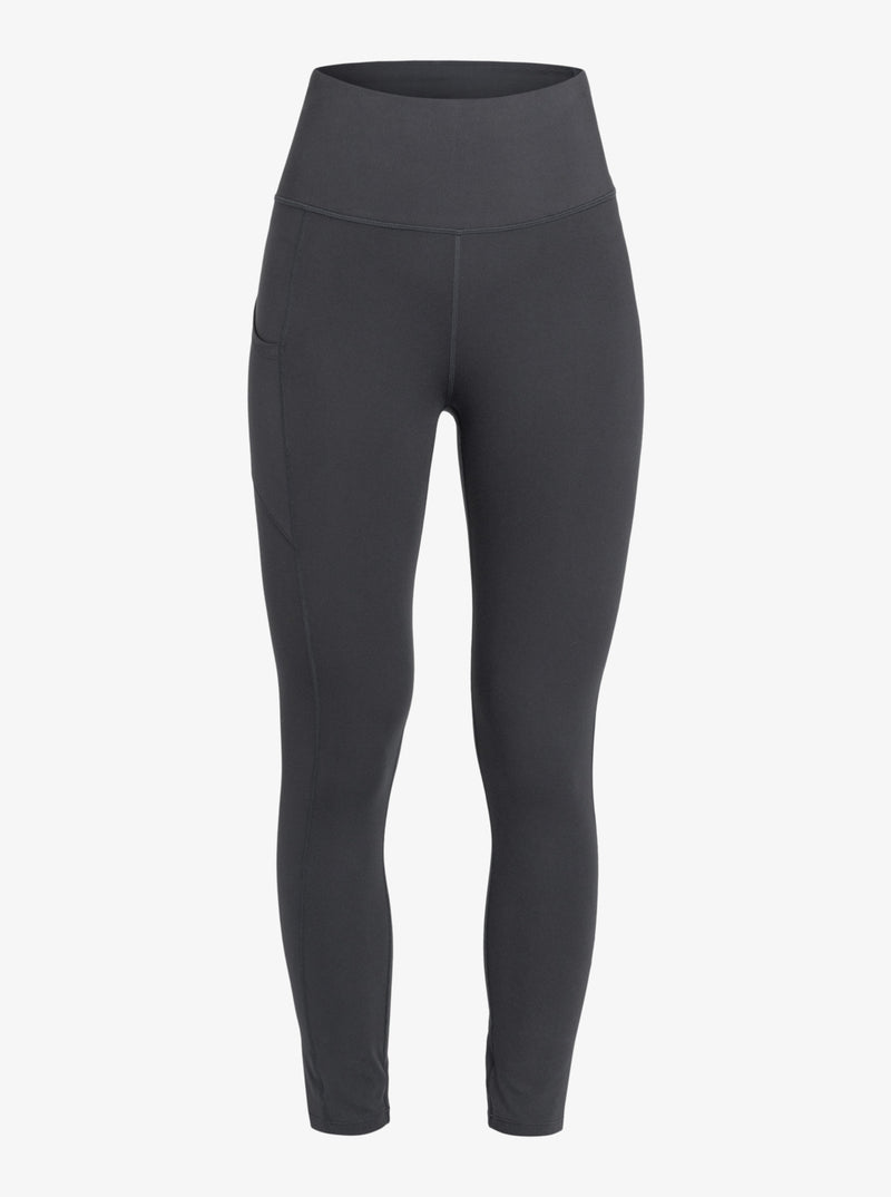 Load image into Gallery viewer, Roxy Women&#39;s Heart Into It Ankle Technical Leggings Anthracite ERJNP03488-KVJ0
