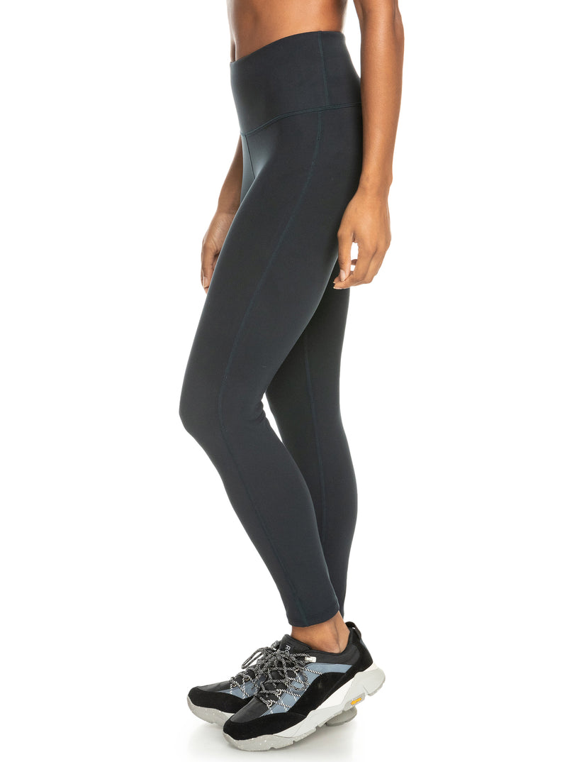 Load image into Gallery viewer, Roxy Women&#39;s Heart Into It Ankle Technical Leggings Anthracite ERJNP03488-KVJ0
