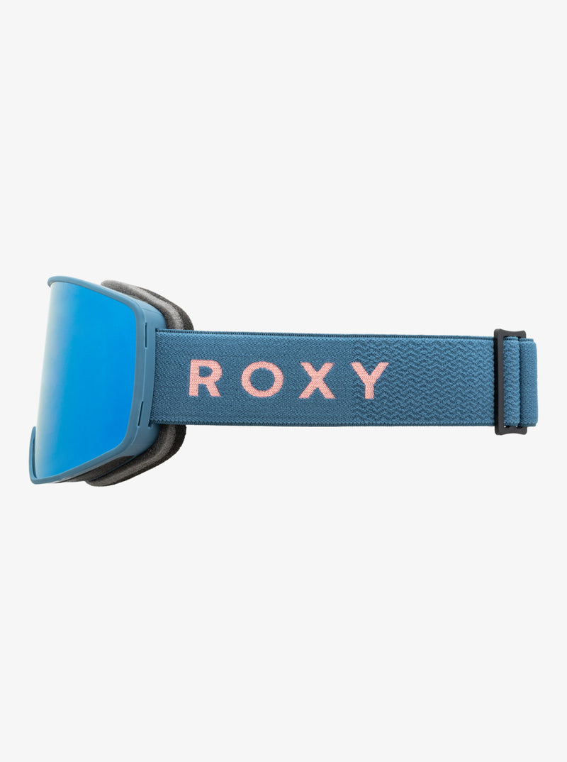 Load image into Gallery viewer, Roxy Women&#39;s Storm Snowboard/Ski Goggles Wild Wind/Silver MI S3 ERJTG03166-BLQ9
