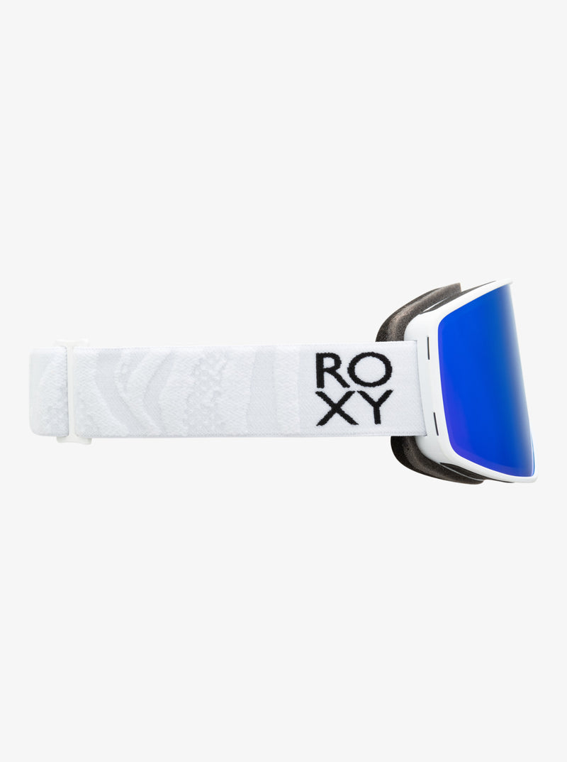 Load image into Gallery viewer, Roxy Women&#39;s Storm Snowboard/Ski Goggles Bright White ERJTG03166-WBB0
