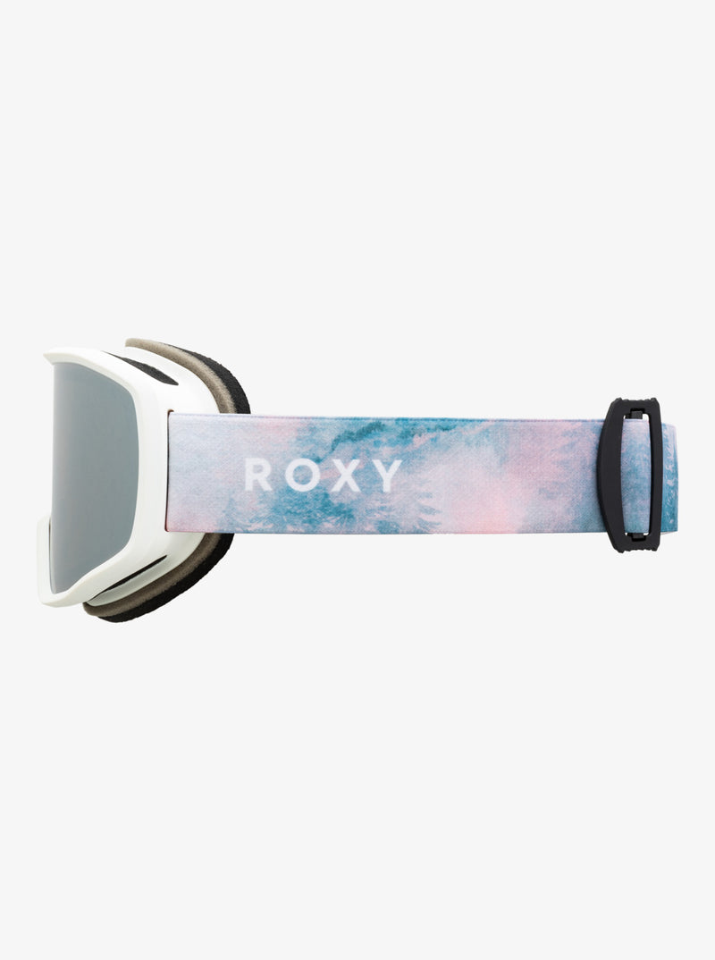 Load image into Gallery viewer, Roxy Women&#39;s Izzy Snowboard Goggles Mystery Fog/Silver Ml S3 ERJTG03227-WBS9
