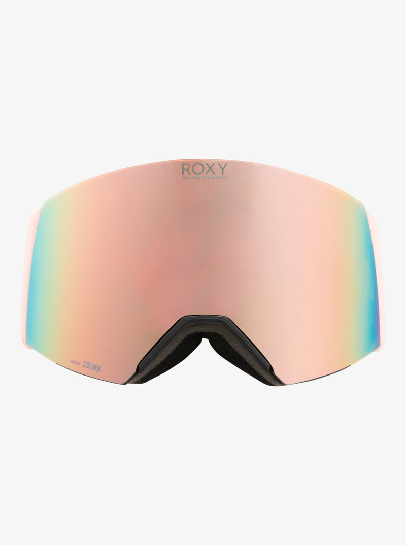 Load image into Gallery viewer, Roxy Women&#39;s Wildlove Snowboard Goggles Black/Clux Pink Rose ML S3 ERJTG03230_KVJ9
