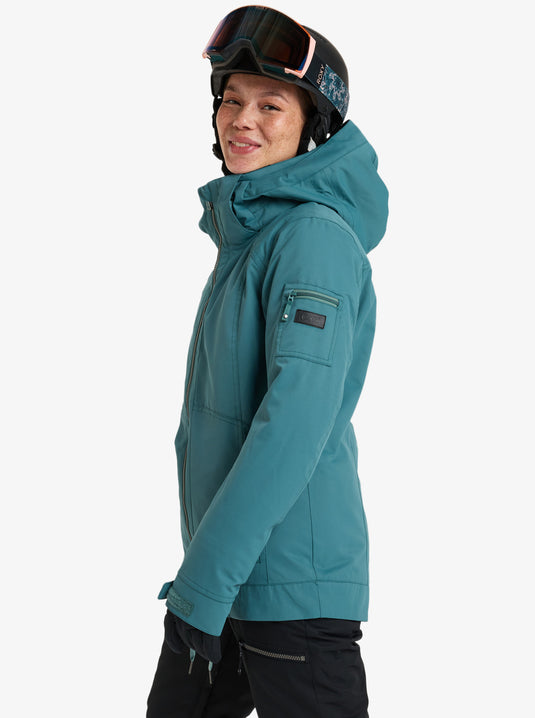 Roxy Women's Meade Snow Jacket Sea Pine ERJTJ03477_BPF0