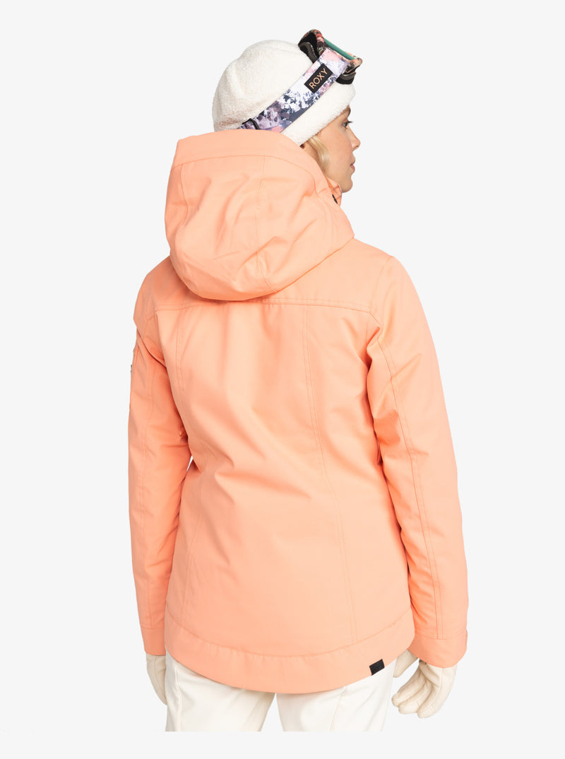 Load image into Gallery viewer, Roxy Women&#39;s Meade Snow Jacket Peach Pink ERJTJ03477_MGK0
