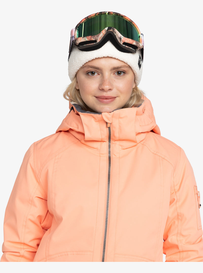 Load image into Gallery viewer, Roxy Women&#39;s Meade Snow Jacket Peach Pink ERJTJ03477_MGK0
